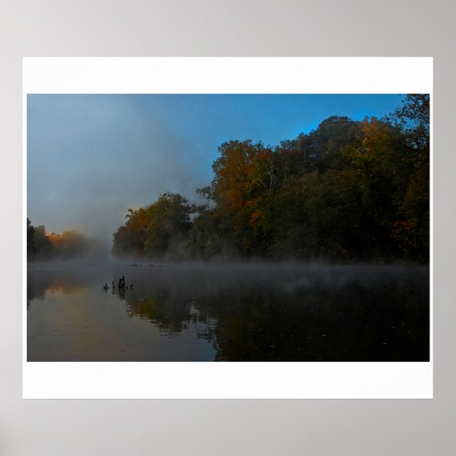 French Broad River Fog Poster (Front)