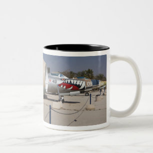 French-built Mystere fighter Two-Tone Coffee Mug