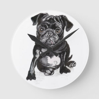 French Bull dog clock