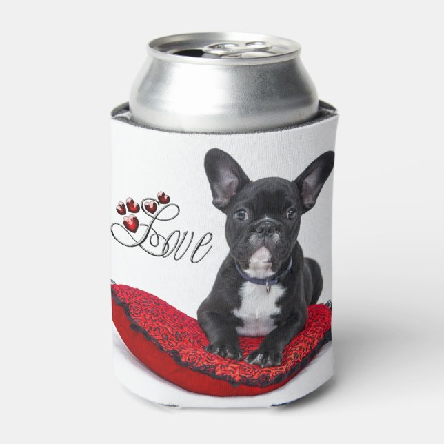 French Bull Dog - Frenchie - Love Can Cooler (Can Front)