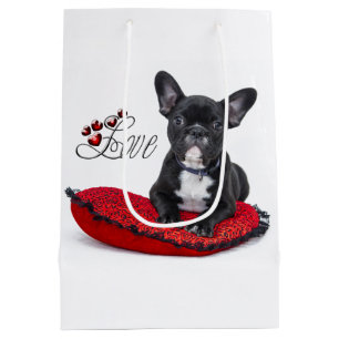 French Bull Dog - Frenchie - Love Medium Gift Bag