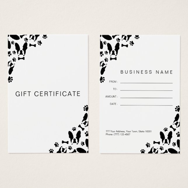 French bulldog (Front & Back)