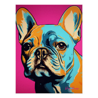 French Bulldog 001 - Bruno Pokopen Poster