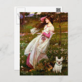 French Bulldog 1 - Windflowers Postcard (Front/Back)