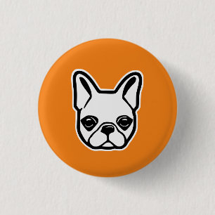 French Bulldog 3 Cm Round Badge
