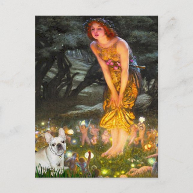 French Bulldog 3 - MidEve Postcard (Front)