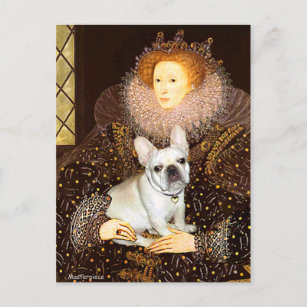 French Bulldog 3 - Queen Postcard