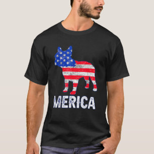 French Bulldog 4th of July Dog Lover Gifts Men Ame T-Shirt