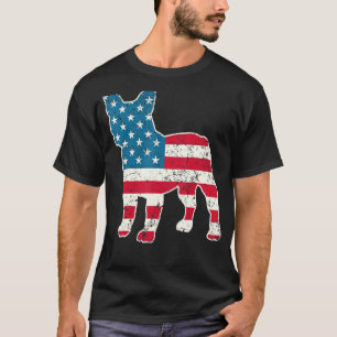 French Bulldog 4th Of July Dog Men Usa American F T-Shirt