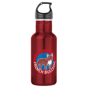 French bulldog 532 ml water bottle