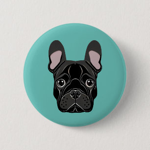 French Bulldog 6 Cm Round Badge