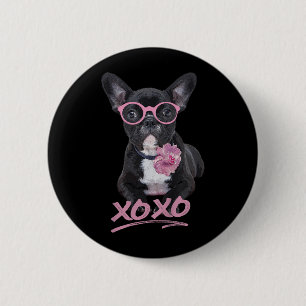 French Bulldog 6 Cm Round Badge
