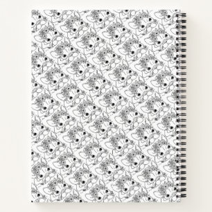 FRENCH BULLDOG 8.5x11” Spiral Lined Notebook