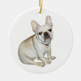 French Bulldog (A) Ceramic Tree Decoration