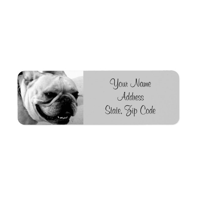 French Bulldog Address Labels (Front)