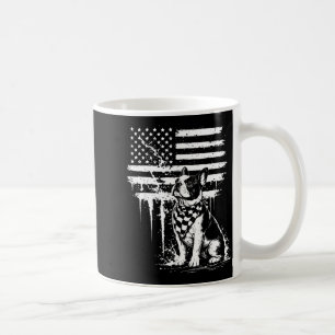 French bulldog american flag 4th of july dog lover coffee mug