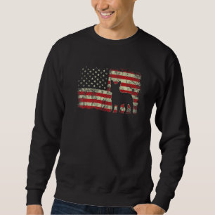 French Bulldog American Flag 4th Of July Patriotic Sweatshirt