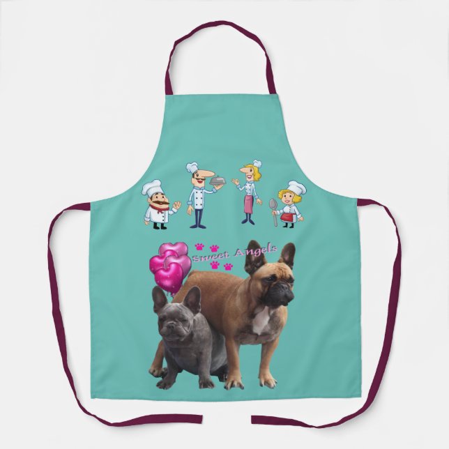 French Bulldog apron (Front)