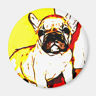 French Bulldog Art Magnet