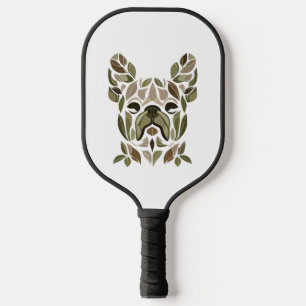 French Bulldog Art Pickleball Paddle
