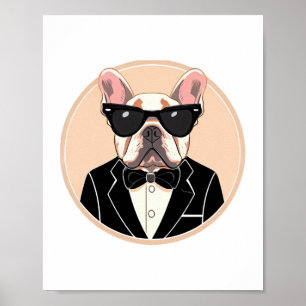 French Bulldog Art Poster