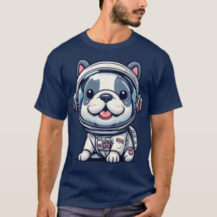 French Bulldog Astronaut T-Shirt