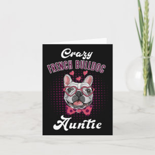 French Bulldog Auntie Mother's Day Aunt French Bul Card