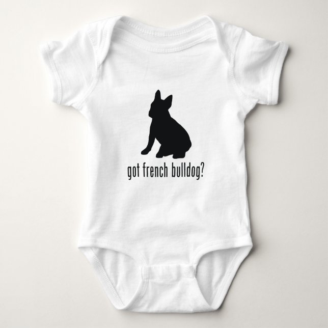 French Bulldog Baby Bodysuit (Front)
