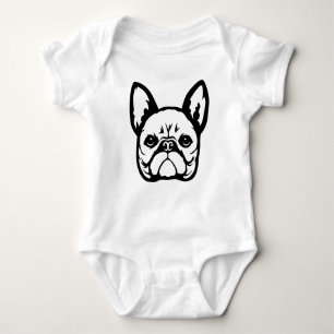 French Bulldog  Baby Bodysuit