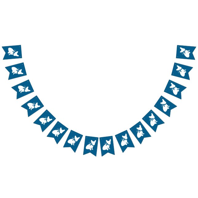 French Bulldog Baby Shower Frenchie Frenchy Bunting (All)