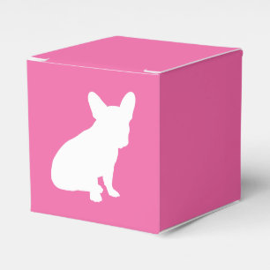 French Bulldog Baby Shower Frenchie Pink Favour Box