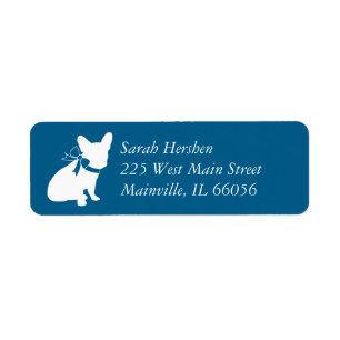 French Bulldog Baby Shower Frenchy Frenchie Blue