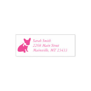 French Bulldog Baby Shower Frenchy Frenchie Pink Self-inking Stamp