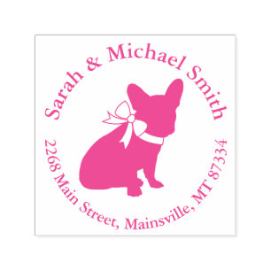 French Bulldog Baby Shower Frenchy Frenchie Pink Self-inking Stamp