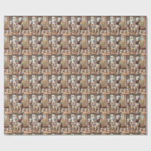 French Bulldog Baking Wrapping Paper