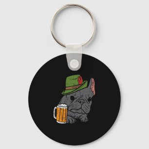 French Bulldog Bavarian Frenchie Dog Key Ring
