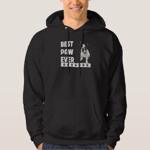 French Bulldog Best Paw Ever Frenchie Dog Dad Fath Hoodie
