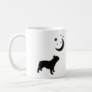 French Bulldog Black Silhouette Coffee Mug