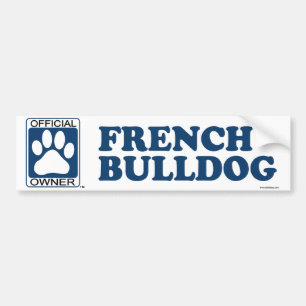French Bulldog Blue Bumper Sticker
