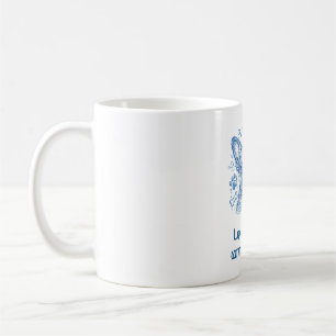 French Bulldog blue lineart doodle frenchie Coffee Mug