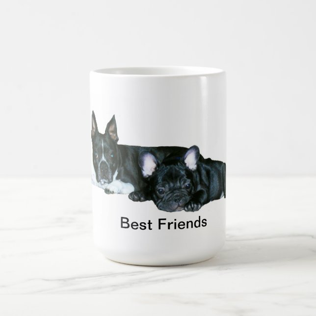 French Bulldog & Boston Terrier 'Best Friends' Mug (Center)