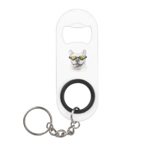 French Bulldog Bottle Opener Keychain
