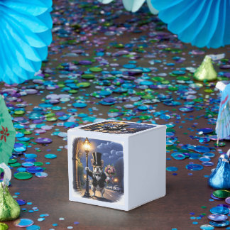 French Bulldog Bouquet Favour Box