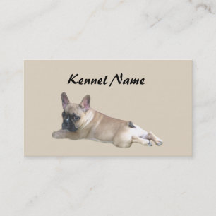 French Bulldog Breeder Business Card