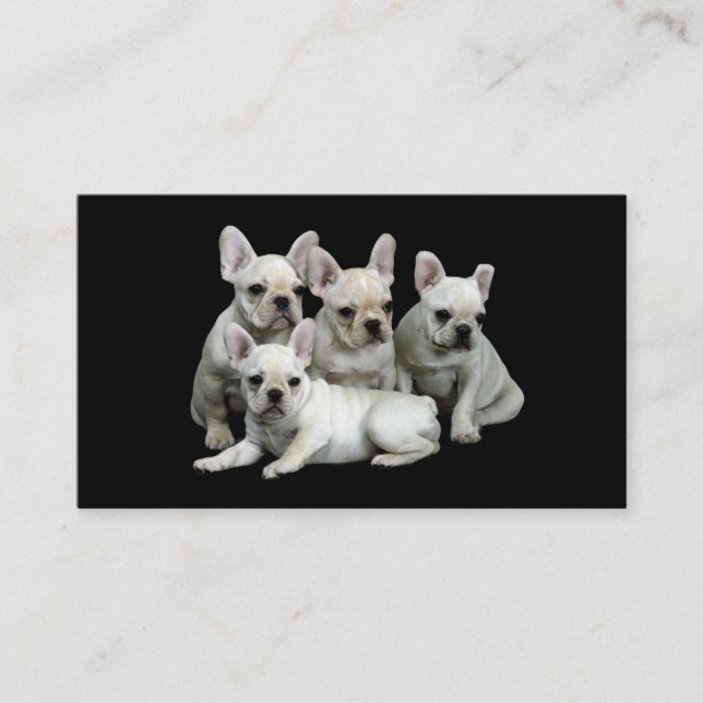 French Bulldog Breeder Business Card (Front)