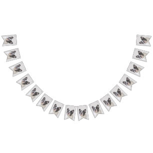 French Bulldog (Brindle Pied) Painting - Dog Art Bunting