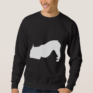 French Bulldog Bulldog Yoga Downward Dog Sweatshirt
