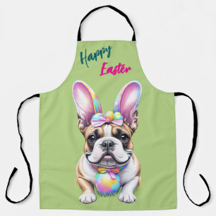 French Bulldog Bunny Easter Bulldogge Apron