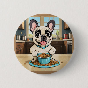French Bulldog Button