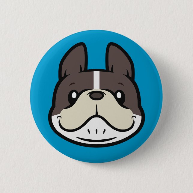 French Bulldog Button (Front)